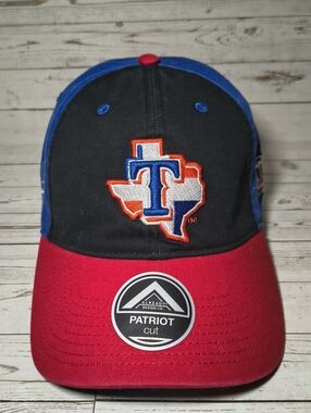 Nomar Mazara Texas Rangers  MLBPA Strapback Hat Dominican Republic